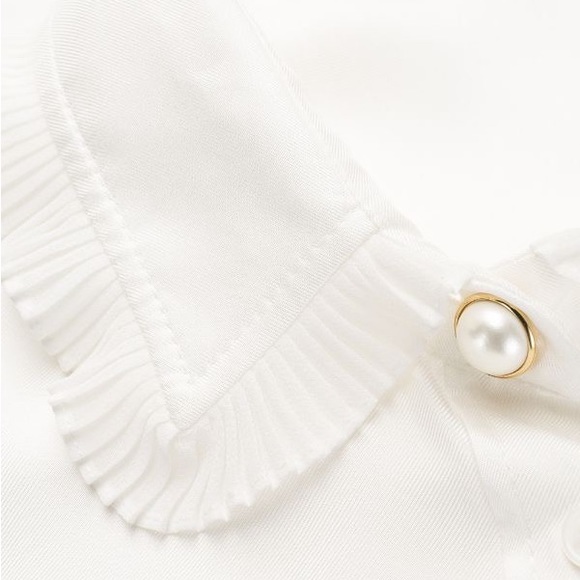 Taina Ruffled Silk Blouse - Picture 6 of 10